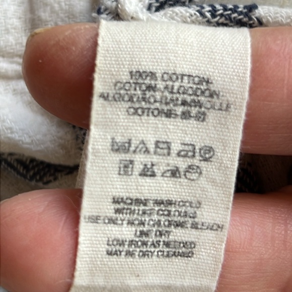 Urban Outfitters 100% cotton overall jumper jumpsuit. Black stripes. Size XS - Picture 7 of 12